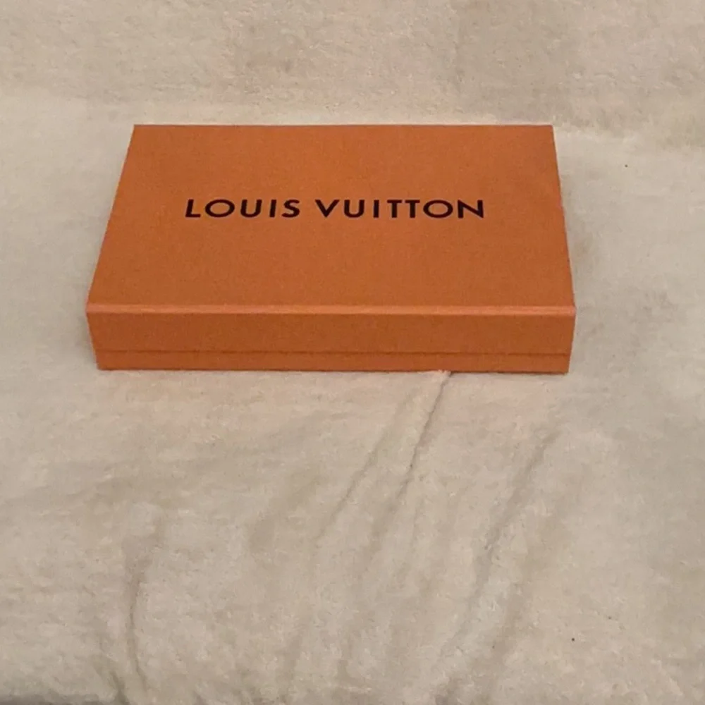 12x8x2,25 Louis Vuitton magnetic closer orange color  new